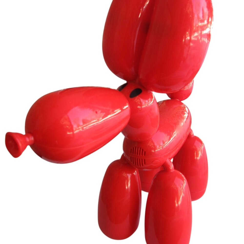 Squeakee The Balloon Dog Interactive Toy Red Hard Plastic VALENTINES GIFT